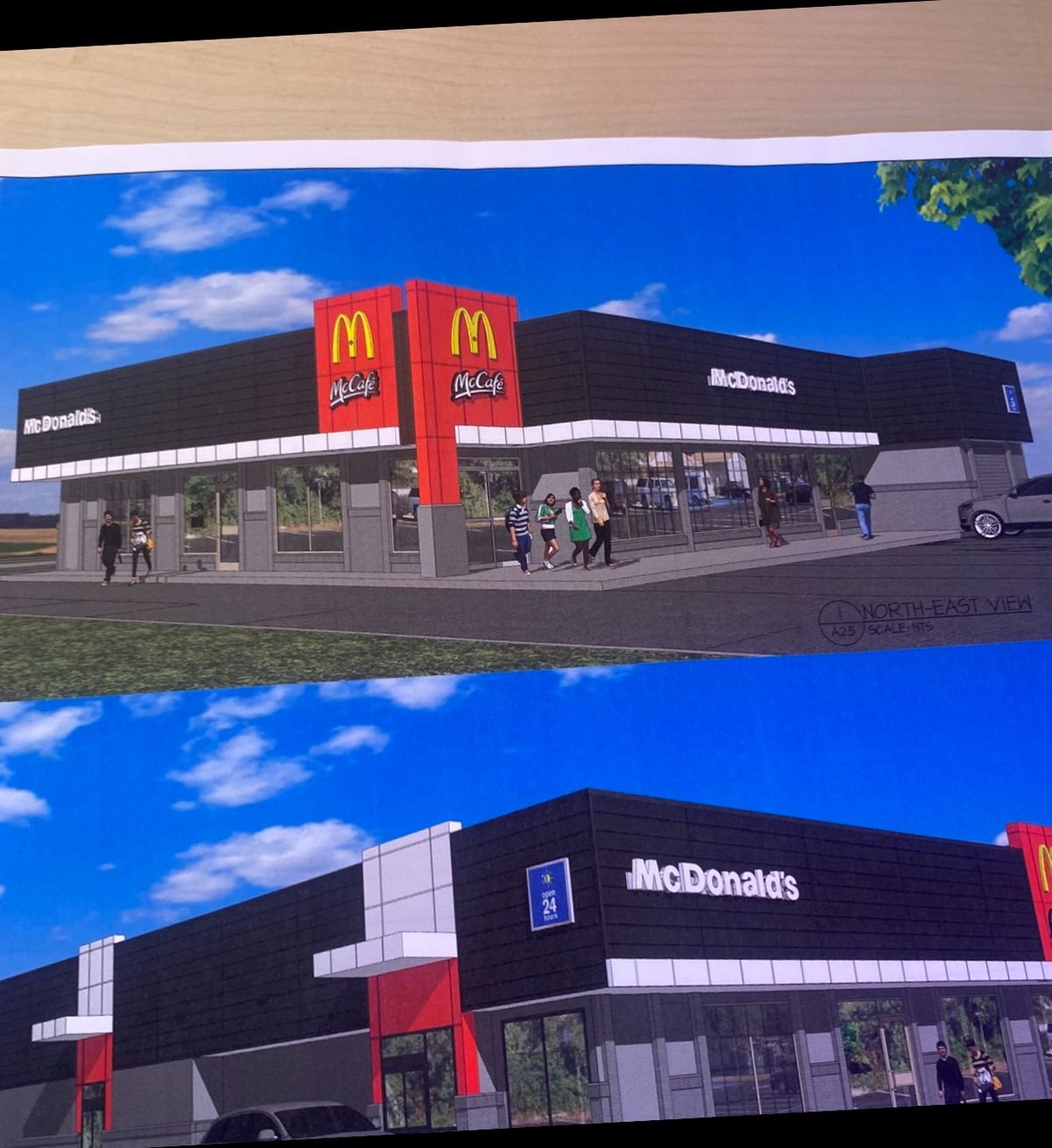 Metal panel installation showing precision alignment and concealed fastener system