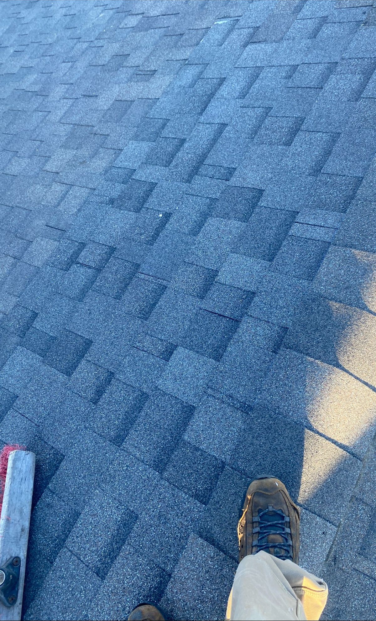 Soffit installation on a residential home in Stony Plain, Alberta by Kayan Contracting