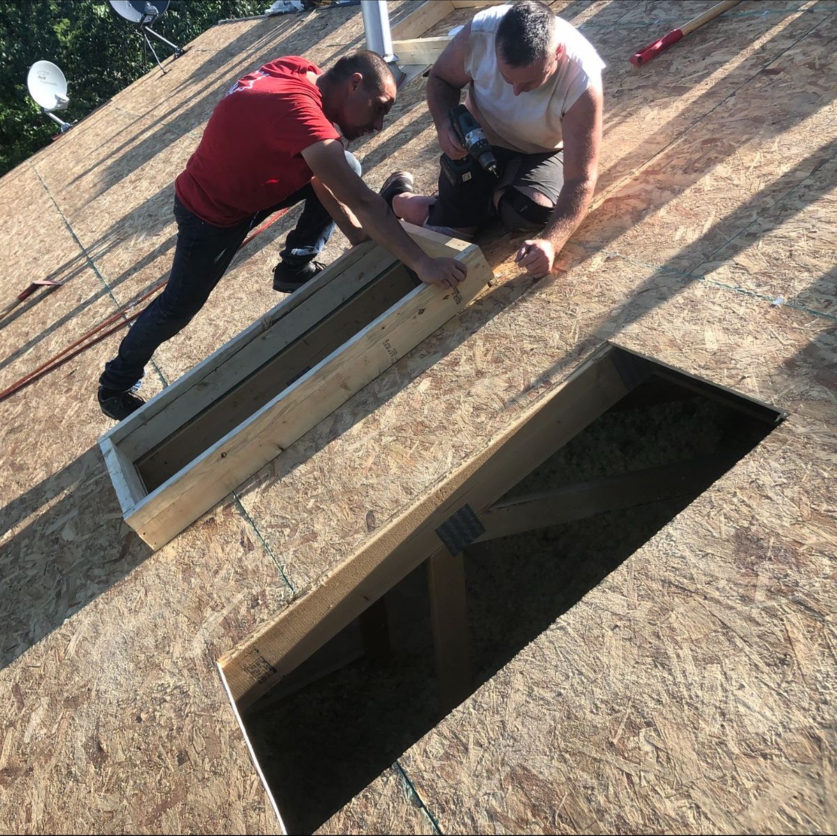 Skylight Frame & Installation