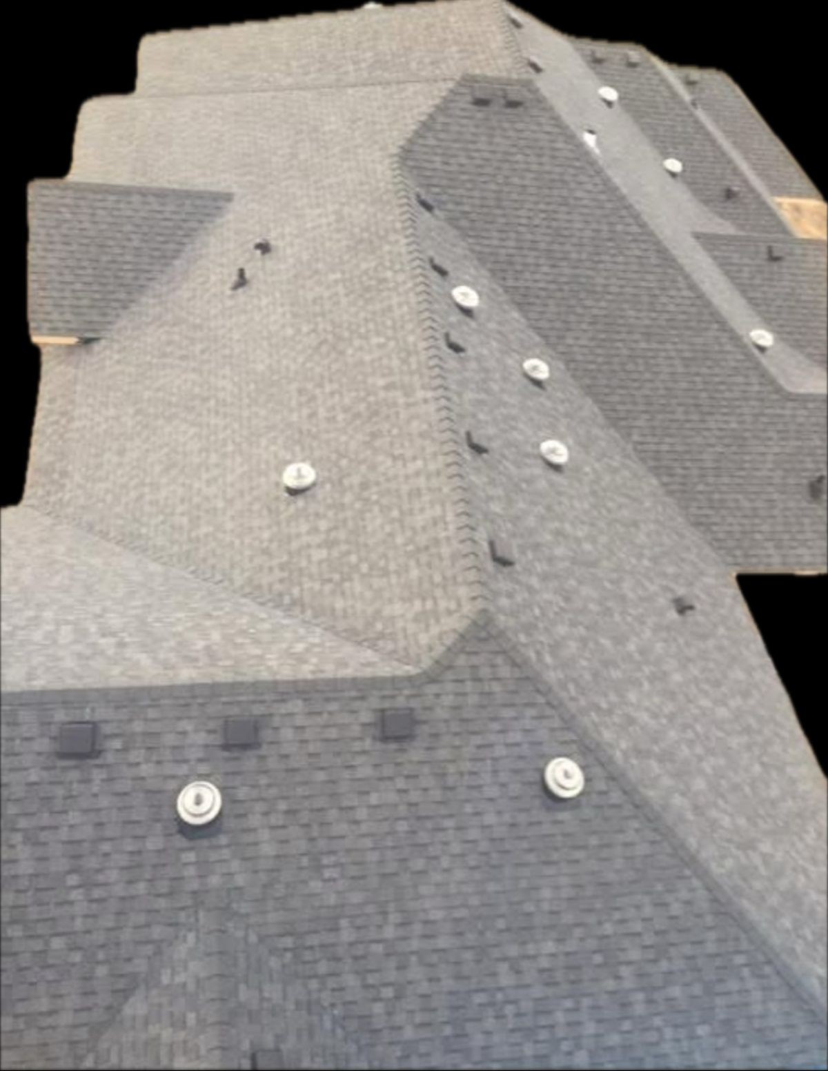 Roof vent installation on new architectural shingles