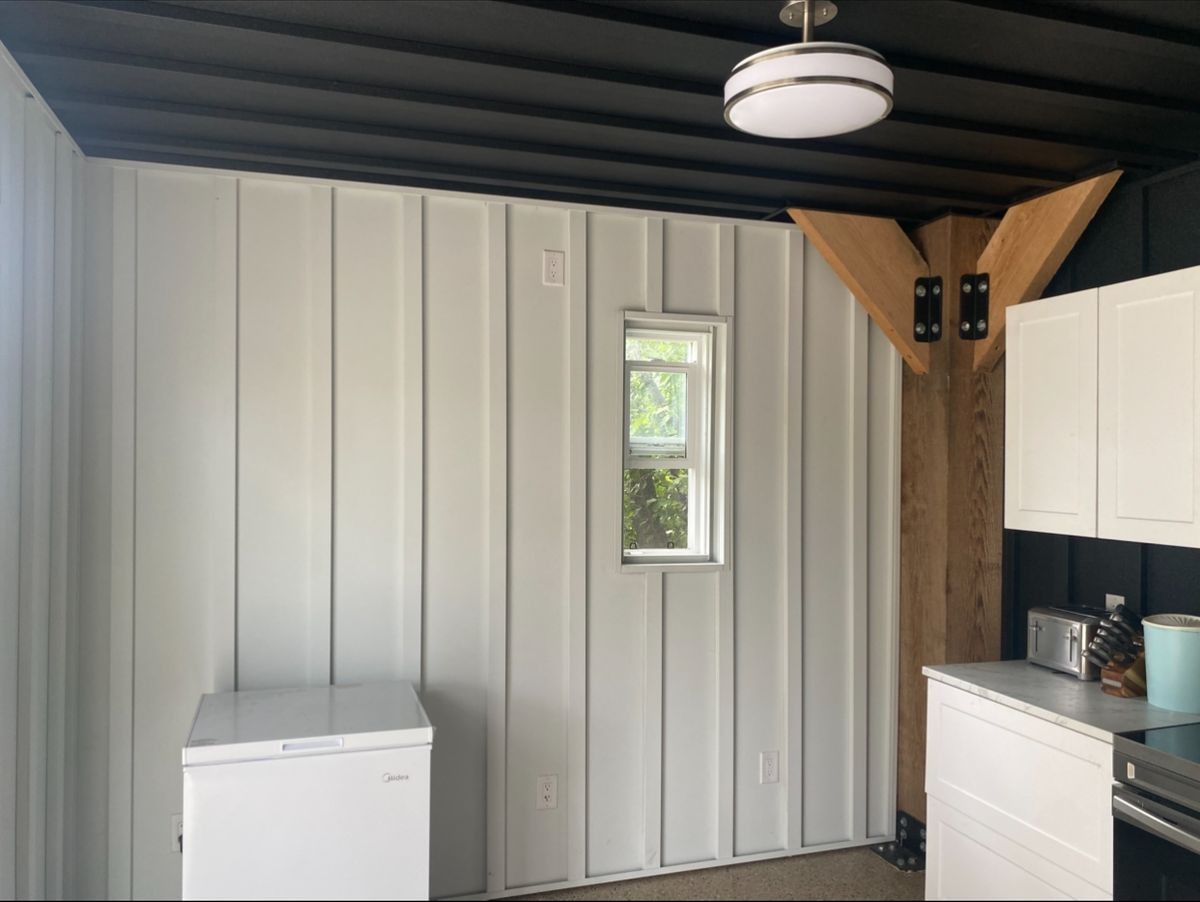 Metal Roof Chimney Integration